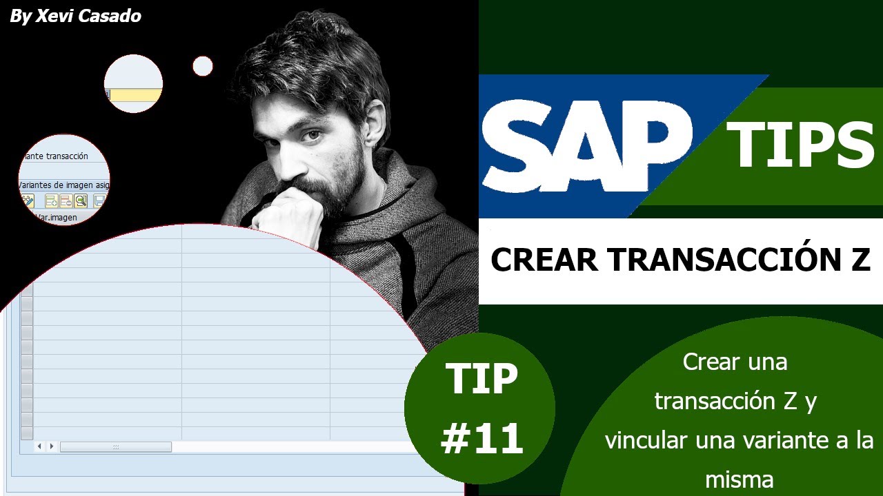 SAP TIP #11 - crear TRANSACCIÓN PERSONALIZADA y VINCULAR a VARIANTE de transacción