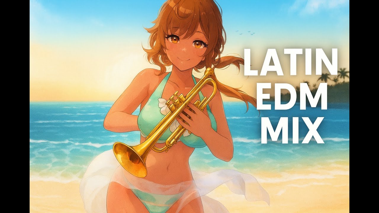 1 HOUR LATIN EDM MIX Trumpet and Guitar