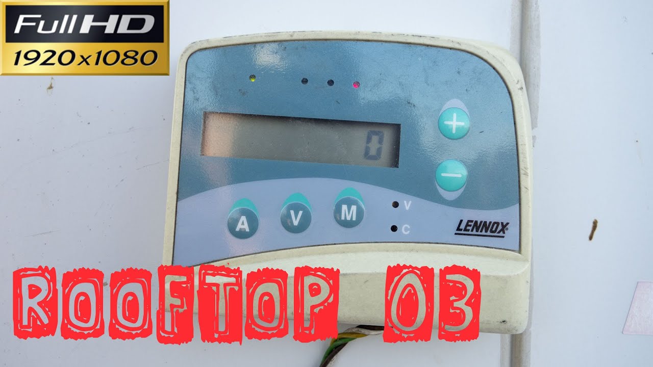 Rooftop03-Programmation horaire des plages de fonctionnement du rooftop FGK140S2M Lennox