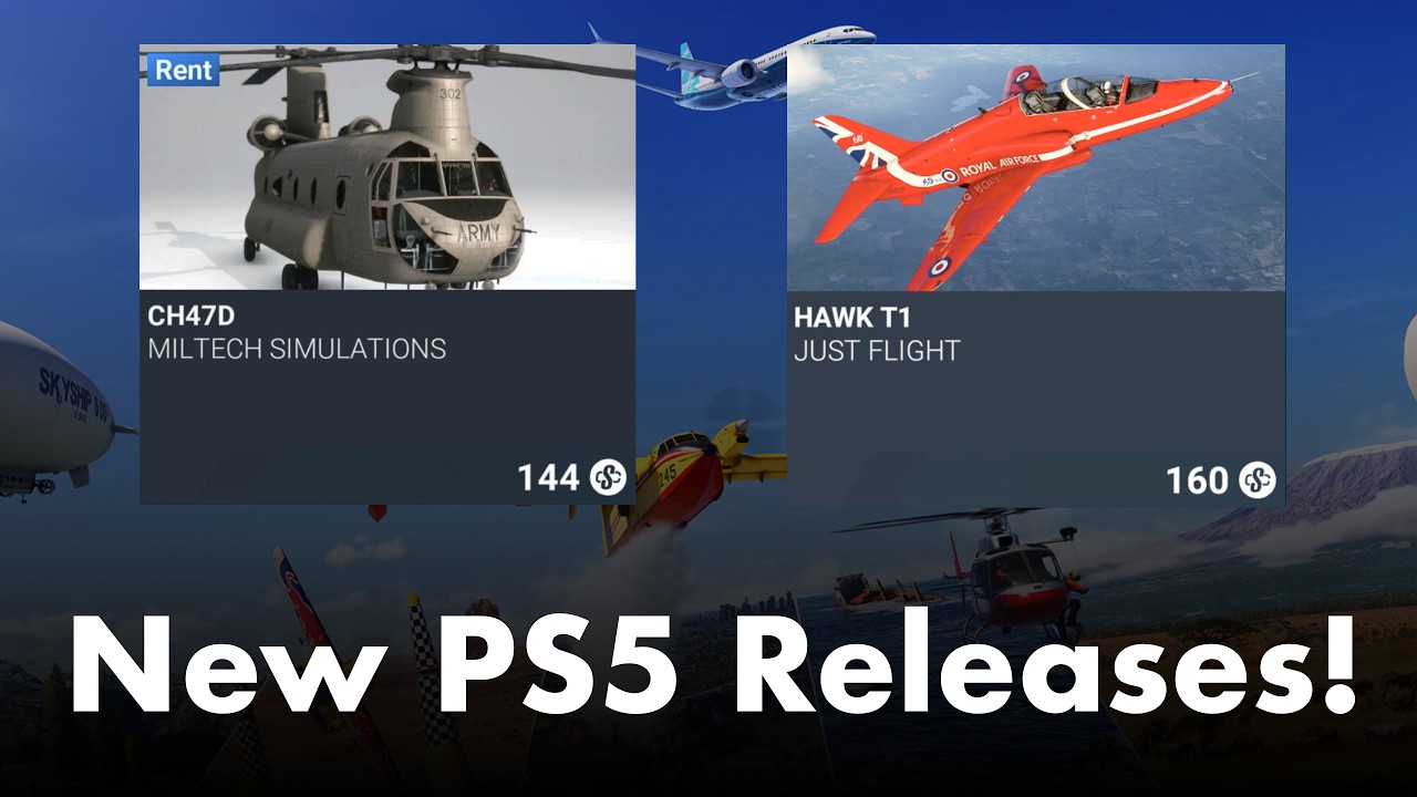 Microsoft Flight Simulator 2024 | Новинки маркетплейса для PS5