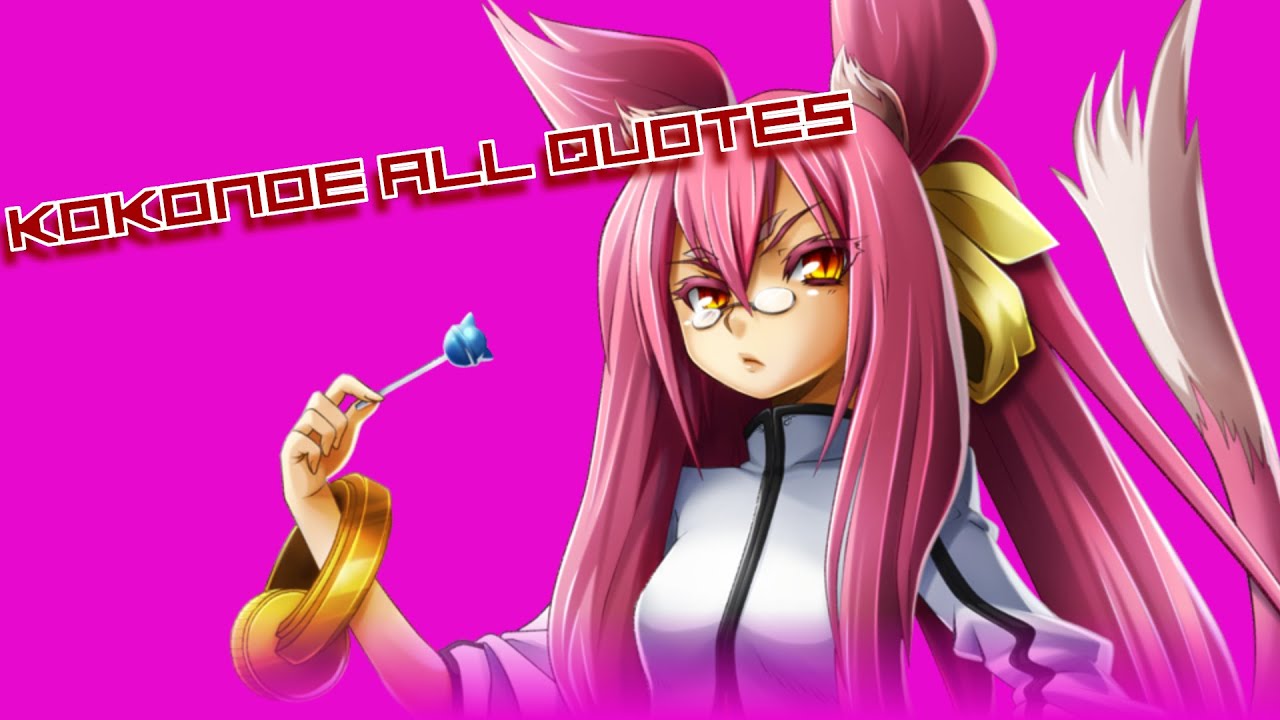 BlazBlue ChronoPhantasma Extend [PC] All Kokonoe Quotes [1080P]