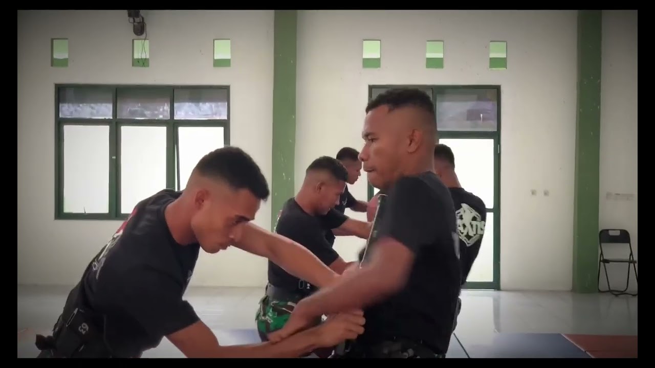 Aksi Beladiri Taktis Prajurit Brigif 27/Nusa Ina #beladiri #beladirimiliter