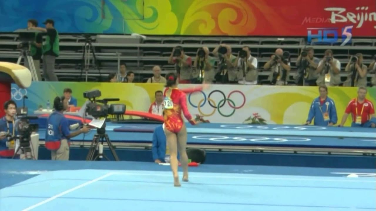 Cheng Fei - Floor Exercise - 2008 Olympics Team Final
