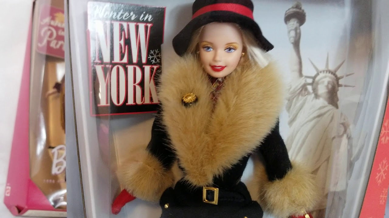 The first 4 Barbie dolls of Barbie's 1998 