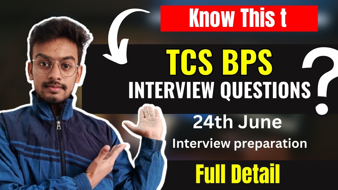 TCS Bps Interview Preparation | Questions | Recruitment process | Online Test | Kn Academy