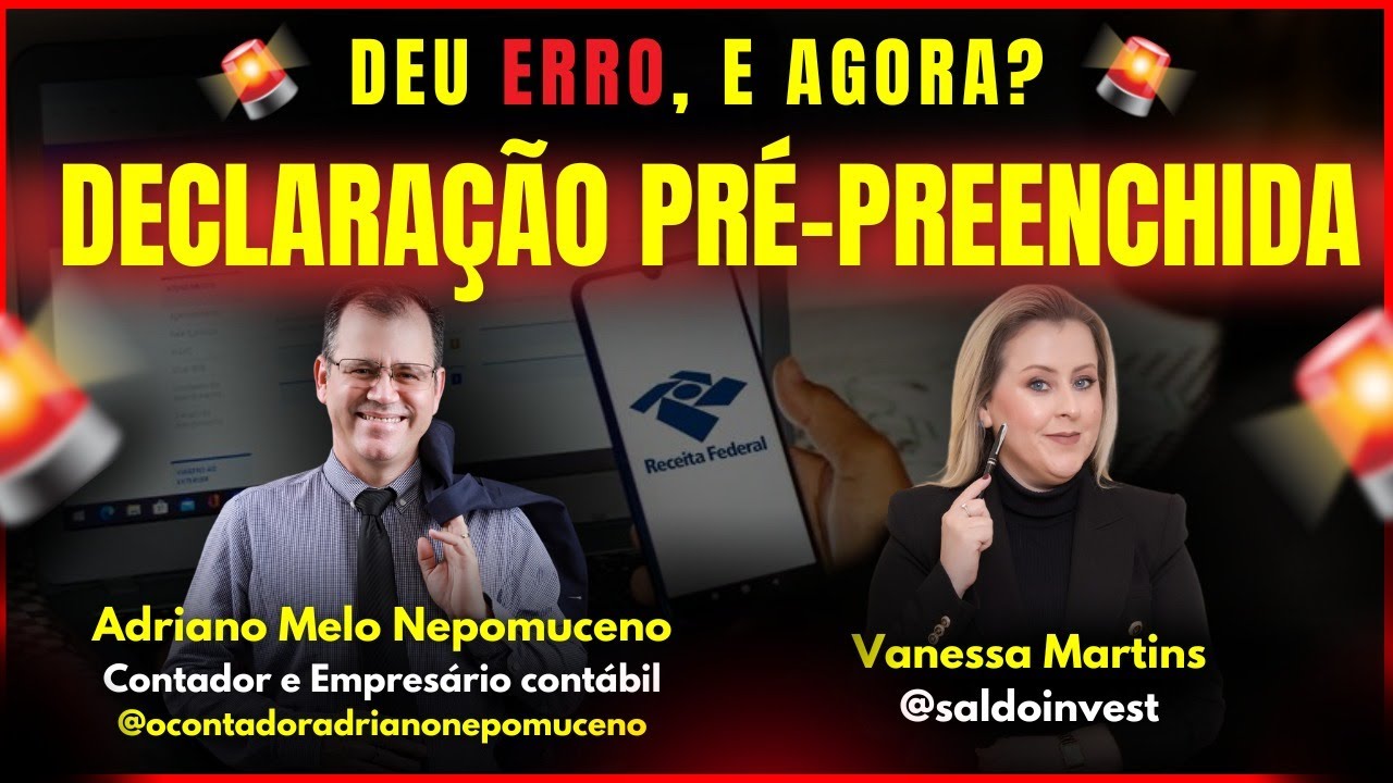 🔴AO VIVO: DECLARAÇÃO PRÉ-PREENCHIDA