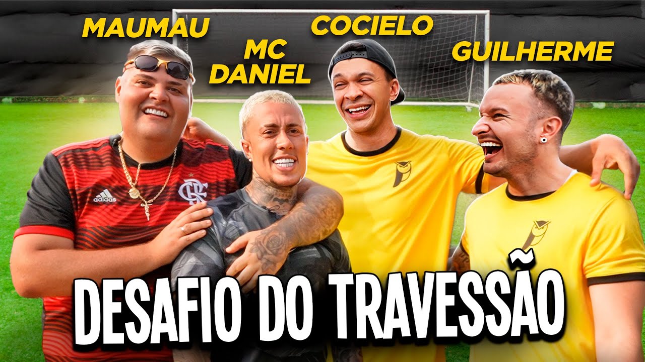 MC DANIEL E MAU MAU NO DESAFIO DO TRAVESS&Atilde;O ⚽️😱