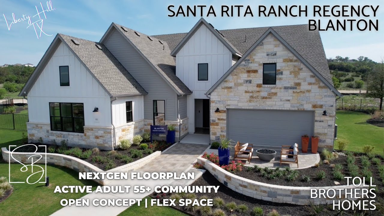 Toll Brothers Blanton | Santa Rita Ranch Regency | Active Adult 55+ | NextGen Floorplan