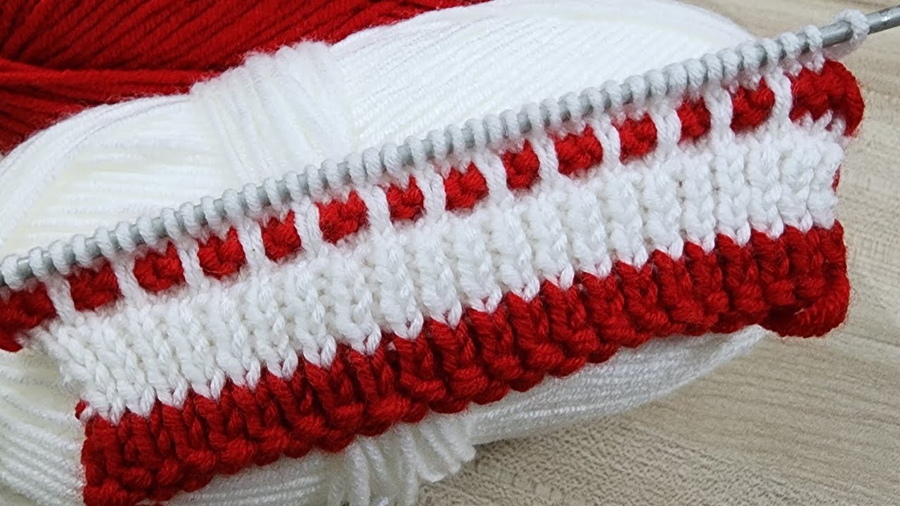 two colour knitting design/ multi colour knitting pattern/ baby sweater design | स्वेटर के डिजाइन