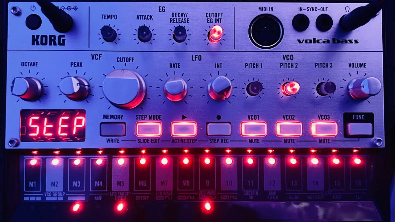1 on 1 with Korg Volca Bass