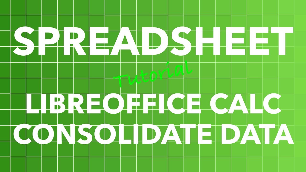 Электронная таблица LibreOffice Calc - Объединение данных
