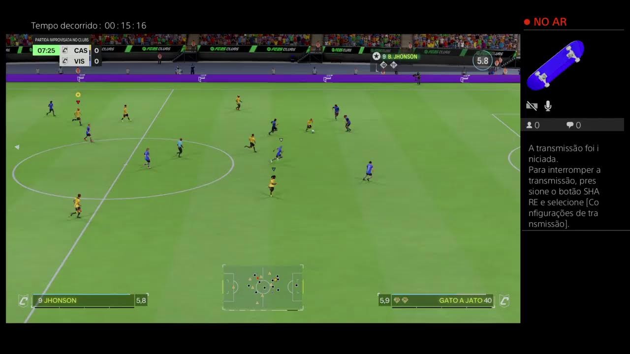 Modo clube no Fc25 no Ps4