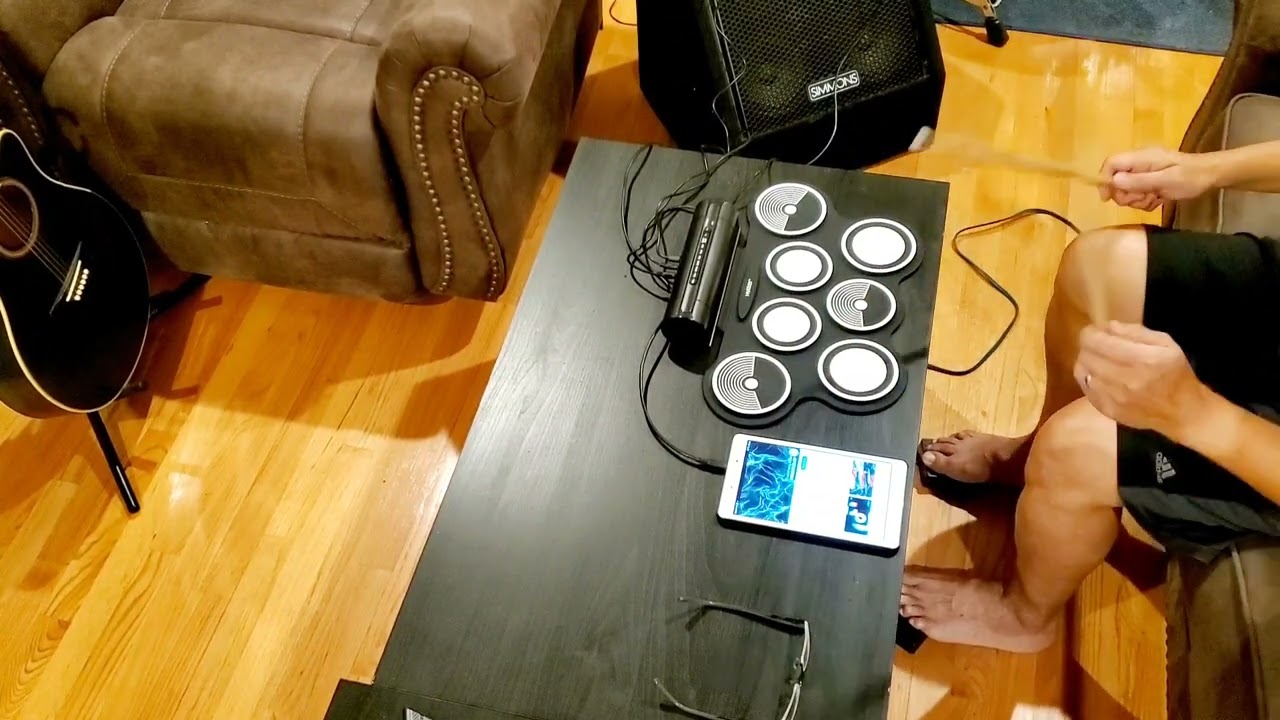 HYKKER Electronic Drum Kit - Metal Drum Track
