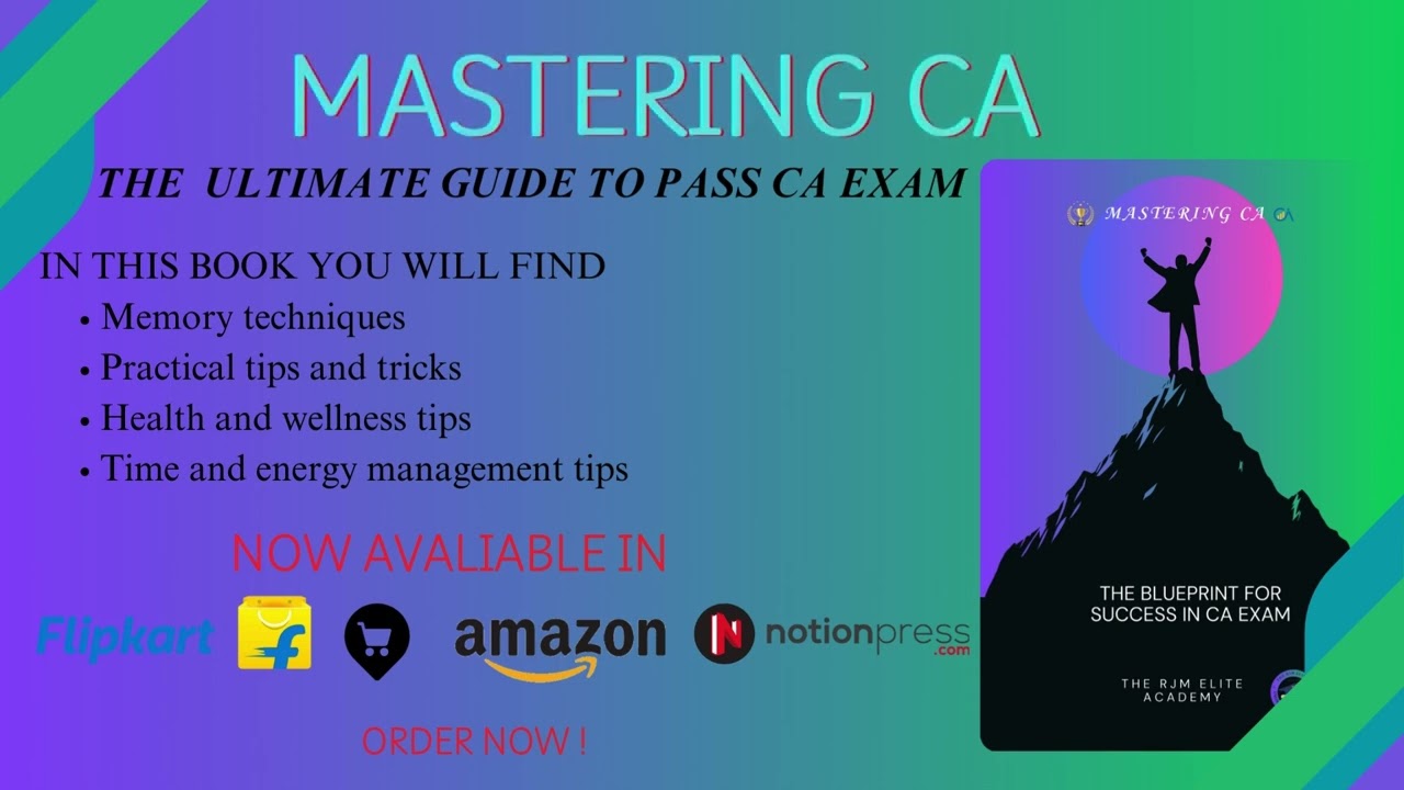 Wanted to Pass CA in First Attempt?