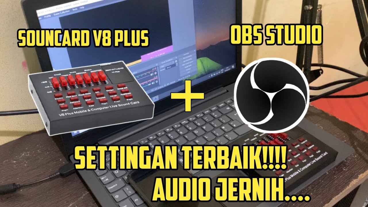Cara Live Streaming game !! Setting soundcard v8 ke OBS buat Live Streaming game 2021