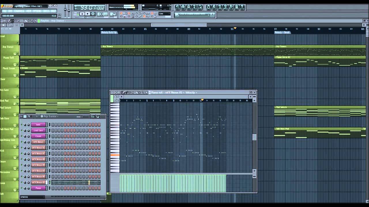 FL Studio 11 Uplifting Trance (FLP Download + Sample Files)