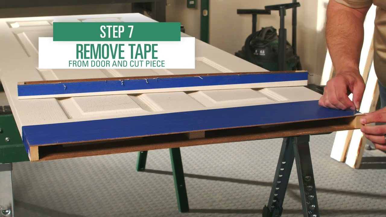 How To Cut Down A Mastercraft Hollow Core Door