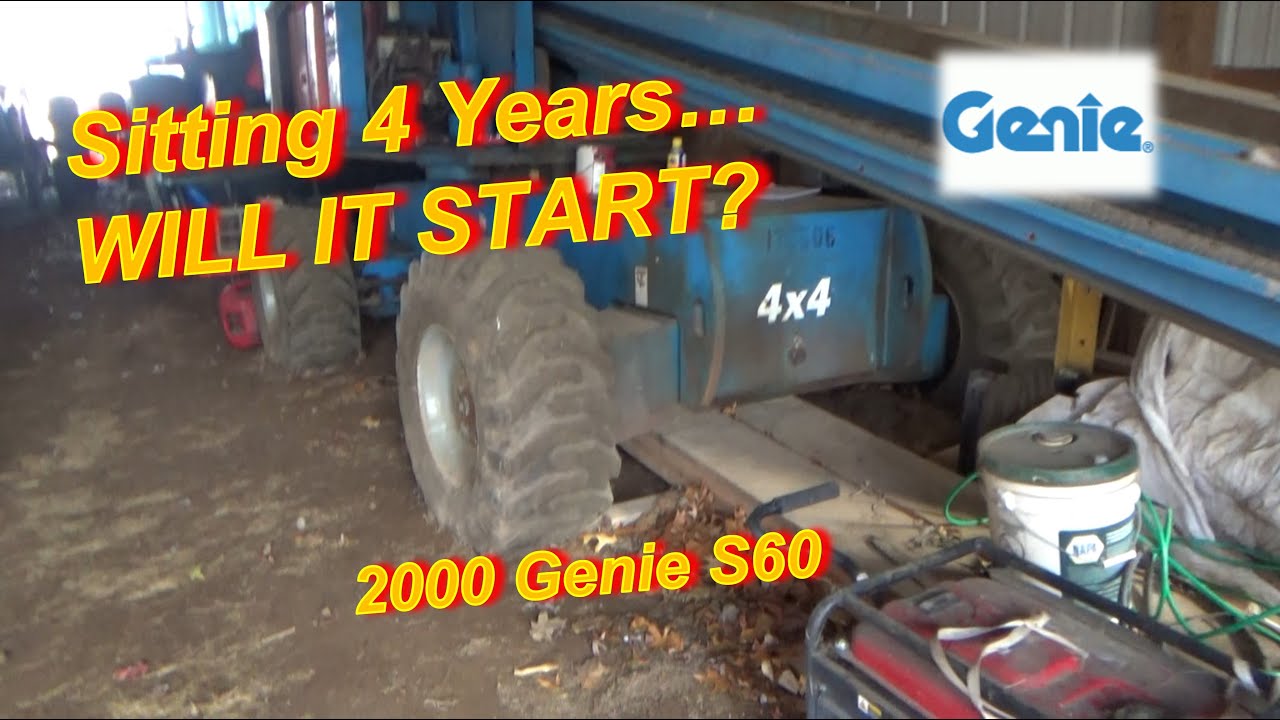 Sitting for 4 Years...WILL IT START?? (Genie Lift)
