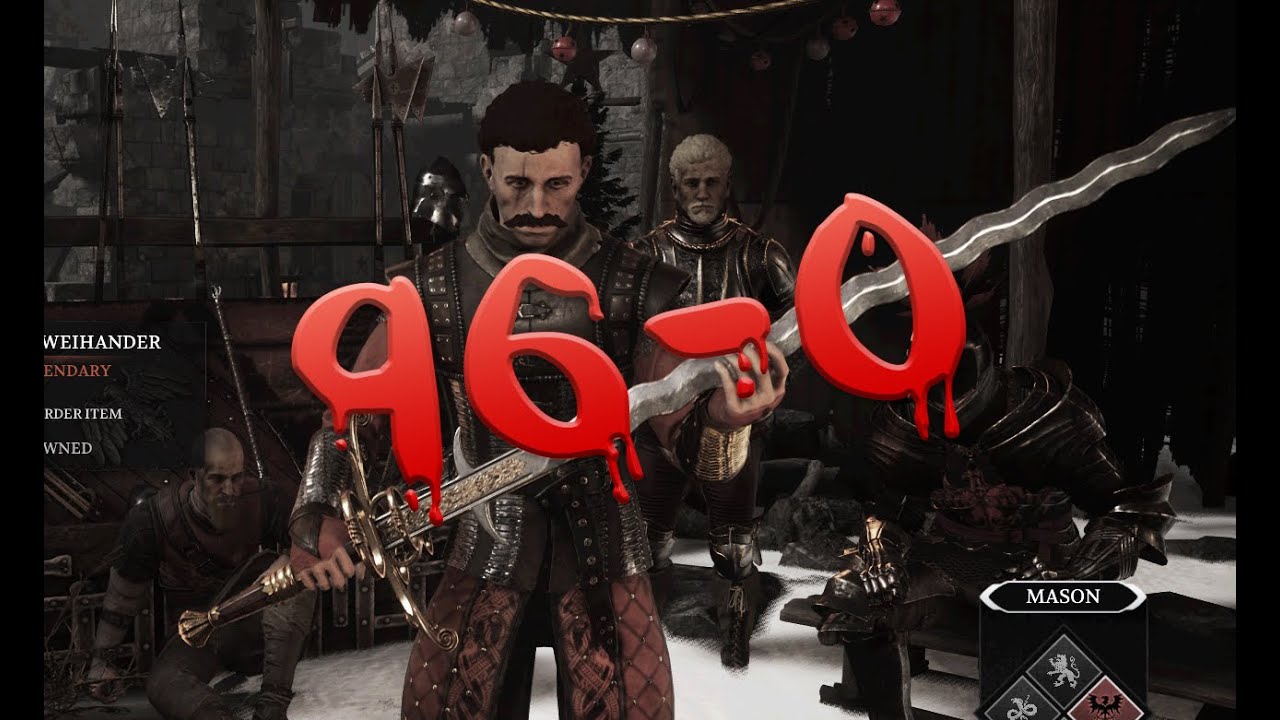 96-0 GAMEPLAY / CHIVALRY 2 / (no commentary)