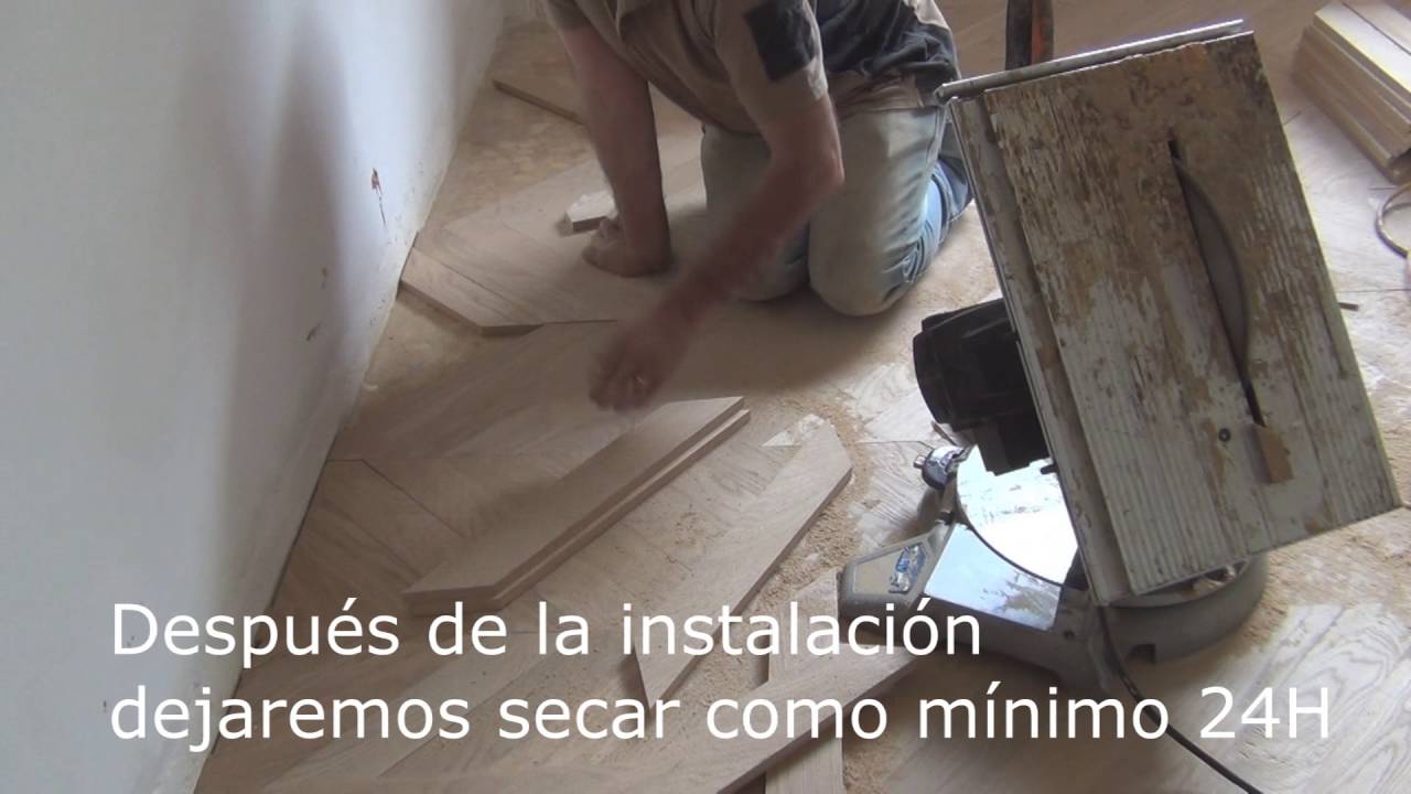 Instalación de un parquet Punta Hungría