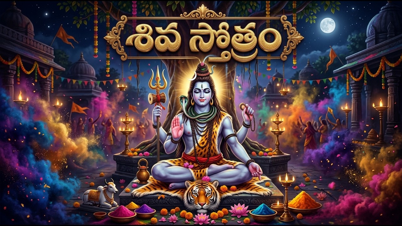 హోళీ ప్రత్యేకం | Shiva Sthotram | శివ స్తోత్రం | Lord Shiva Songs | Namo Devadi Devaya | Holi Songs
