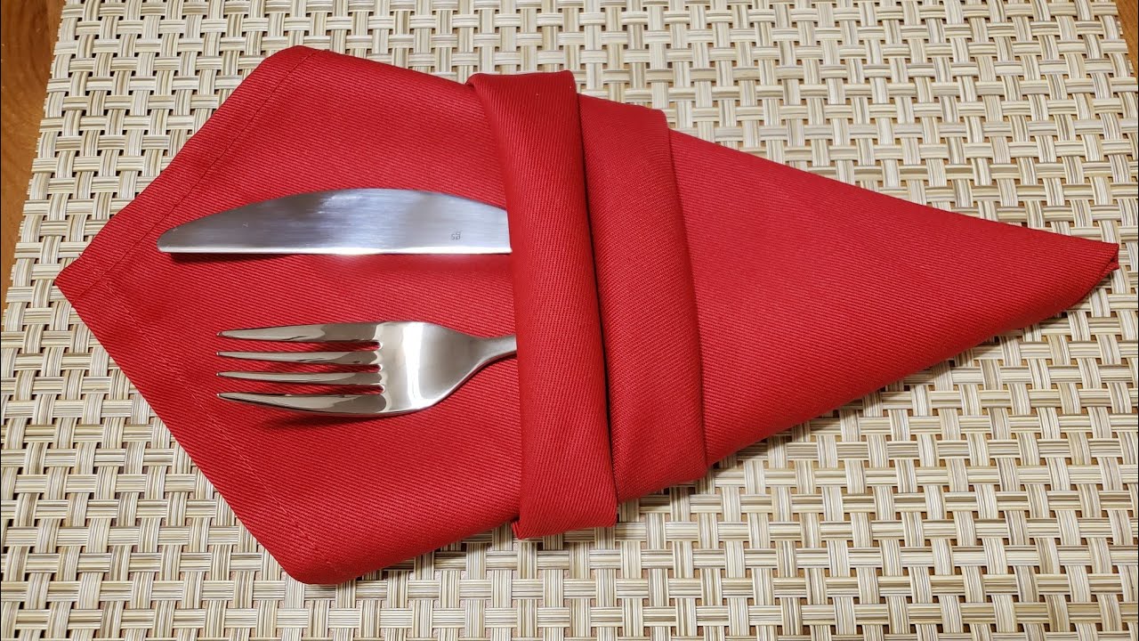 Napkin Folding วิธีพับผ้าเช็ดปากแบบง่ายๆ l Сгъване на салфетки | แม่บ้านบัลแกเรีย