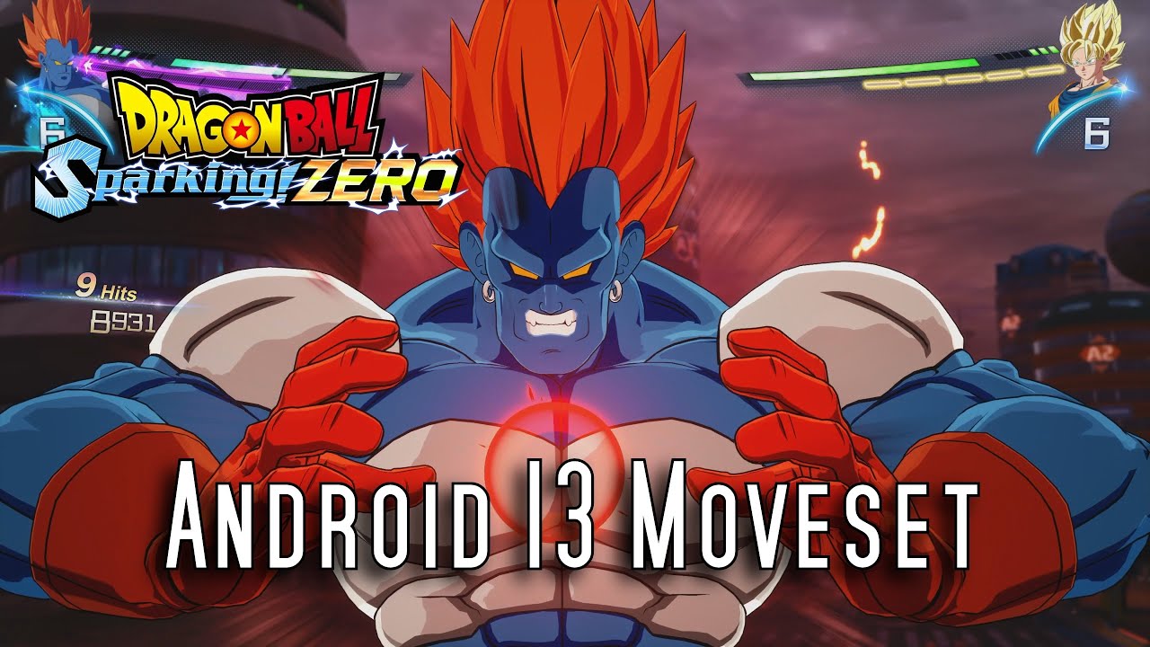 Dragon Ball Sparking ZERO Android 13 Moveset