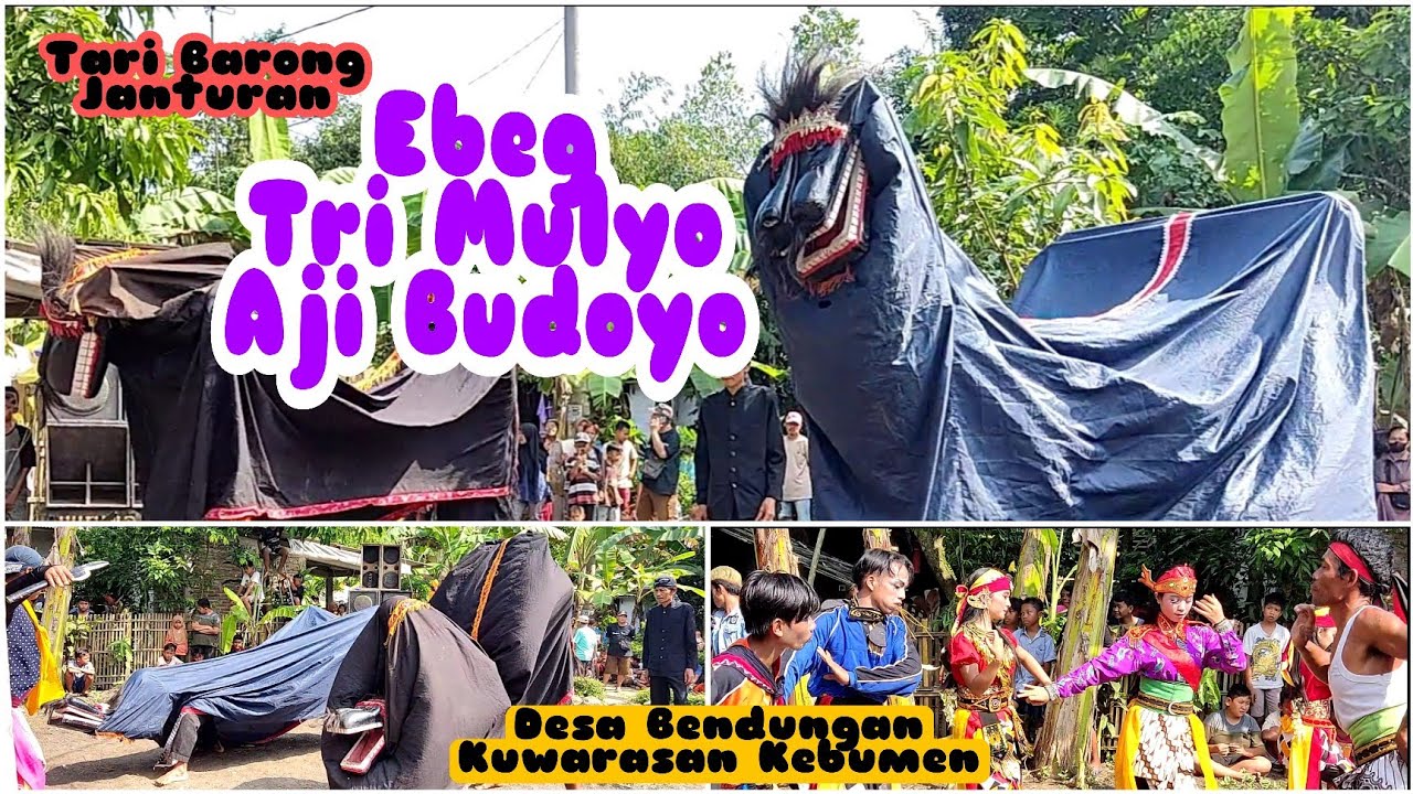 Tari Barong Janturan Ebeg TRI MULYO AJI BUDOYO | Desa Bendungan Kuwarasan Kebumen