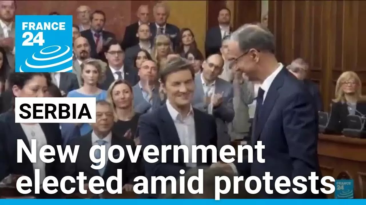 Serbia set to get new government amid protests &bull; FRANCE 24 English
