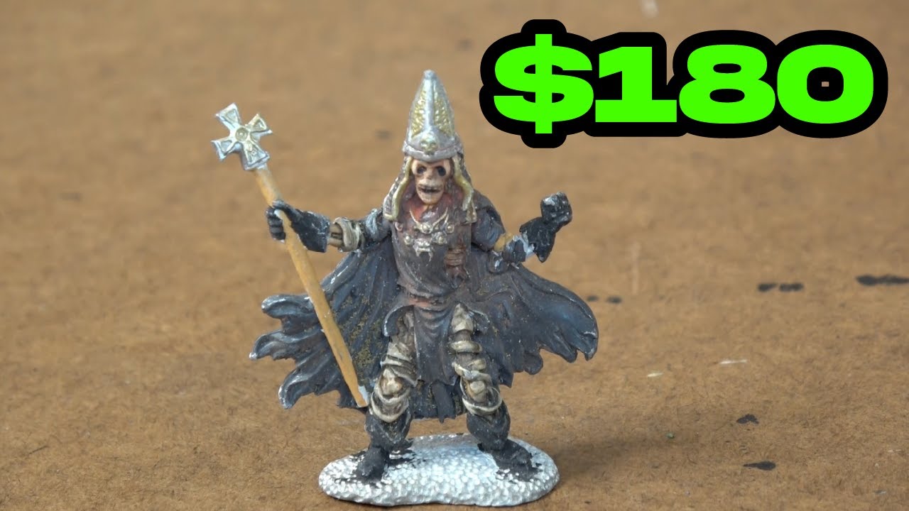 I bought a lot of pewter miniatures off of ebay for $180