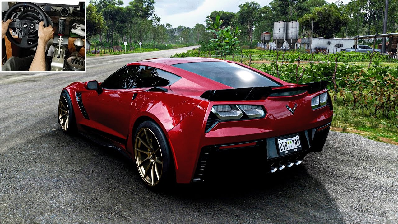 Chevrolet Corvette Z06 (1200HP) - Forza Horizon 5 | Thrustmaster T300RS Gameplay