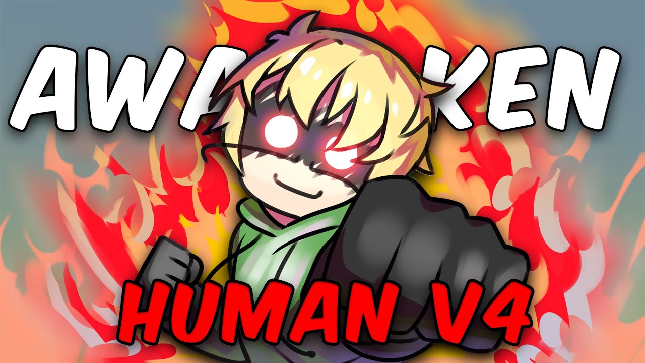 Gw Mendapatkan Kekuatan HUMAN V4 Full Awakened di BloxFruits!