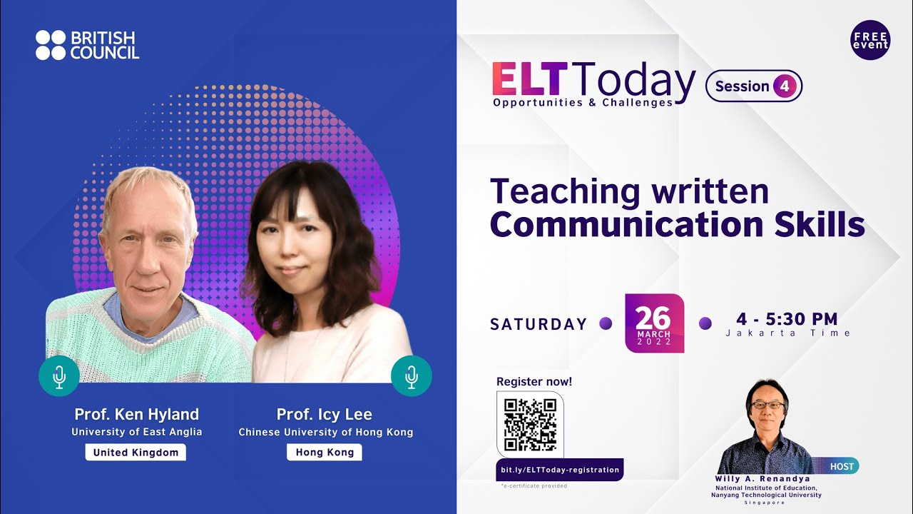 ELT Today Series #4: Teaching written Communication Skills