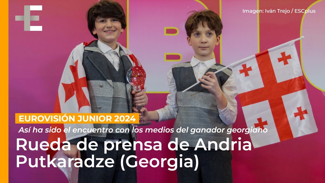 Andria Putkaradze gana Eurovisión Junior 2024 por Georgia - Rueda de prensa completa desde Madrid