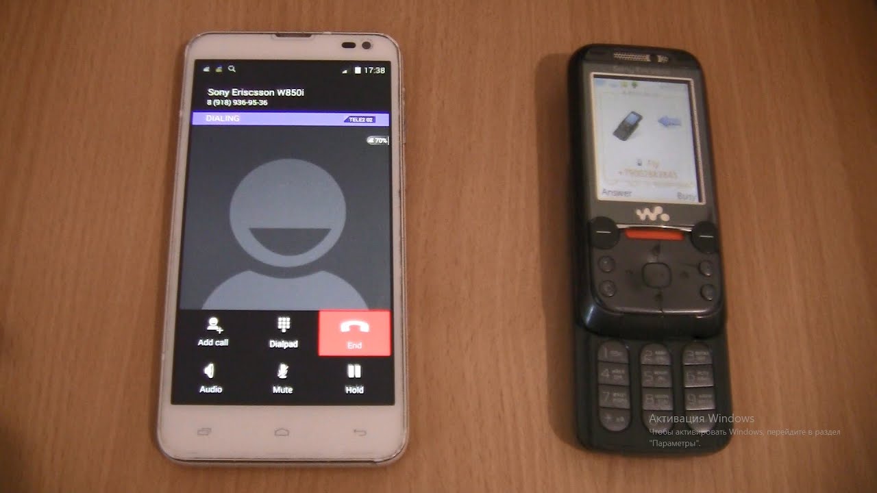 Incoming & Outgoing call at the Same Time Sony Ericsson W850i+Fly IQ4514