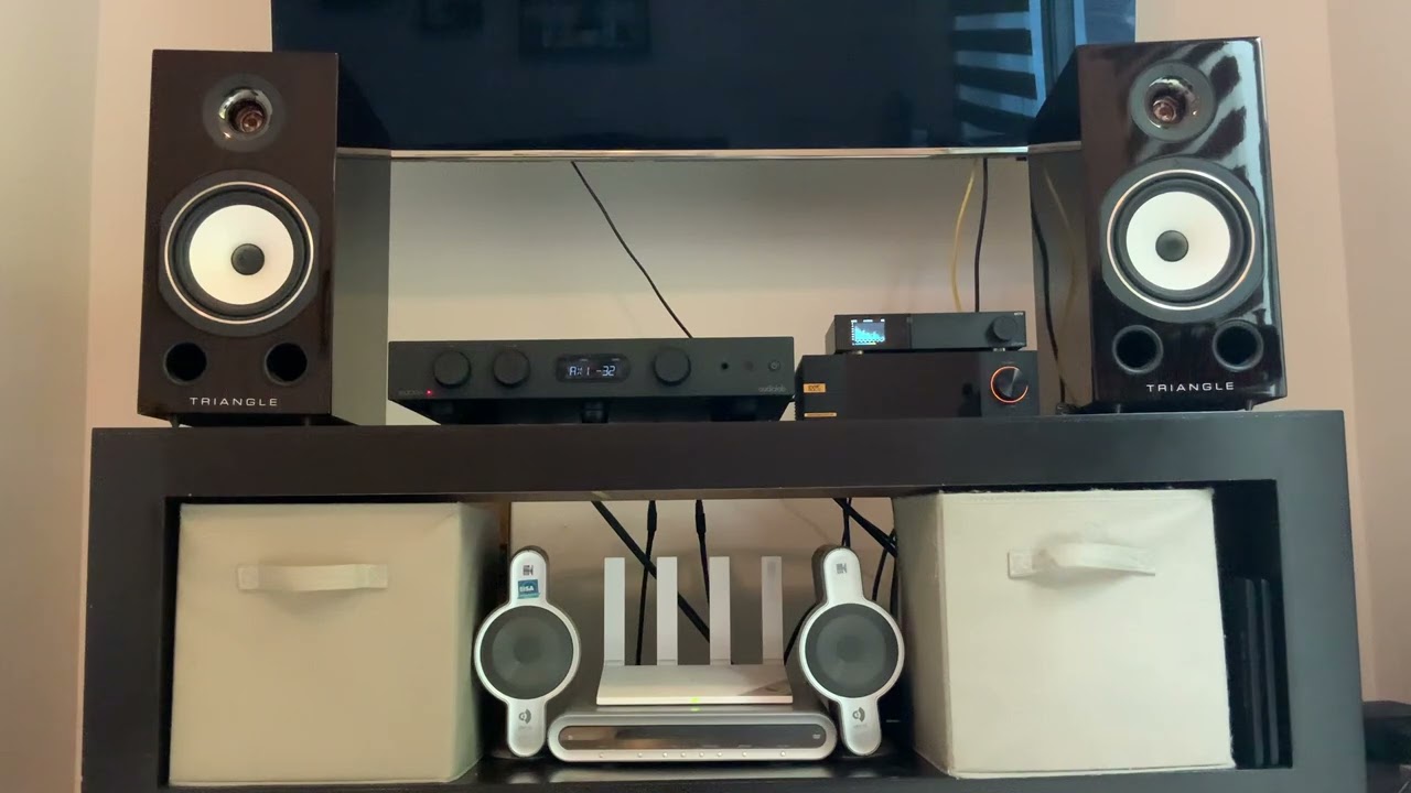 DAC Topping D70 Pro Octo con Audiolab 6000A