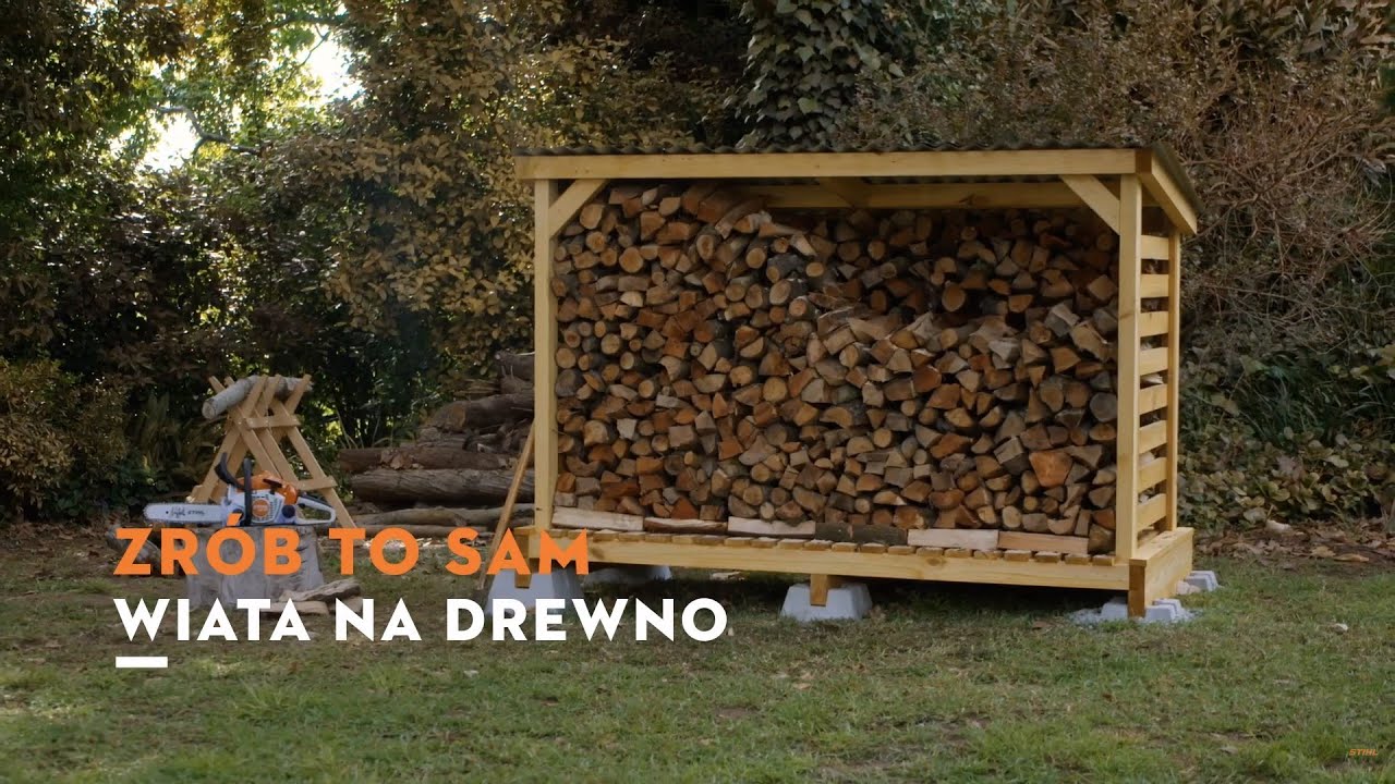 ZRÓB TO SAM: 🔨 Wiata na drewno opałowe.