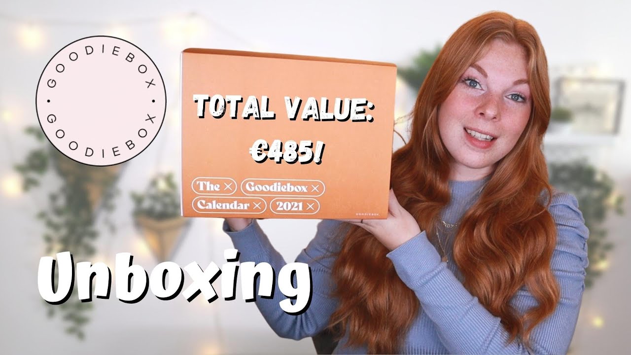 UNBOXING Goodiebox Advent Calendar 2021 | Total Value €485!