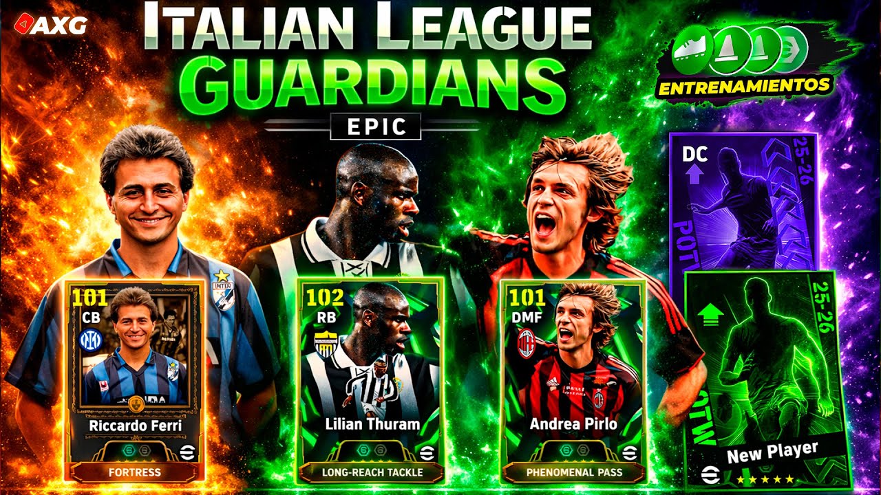 🚨 NOVEDADES eFootball 🚨 Epic ⭐ Thuram 107 EL MEJOR DEFENSA 🔥 Pirlo ⭐ PRE-POTW ✅ AXG