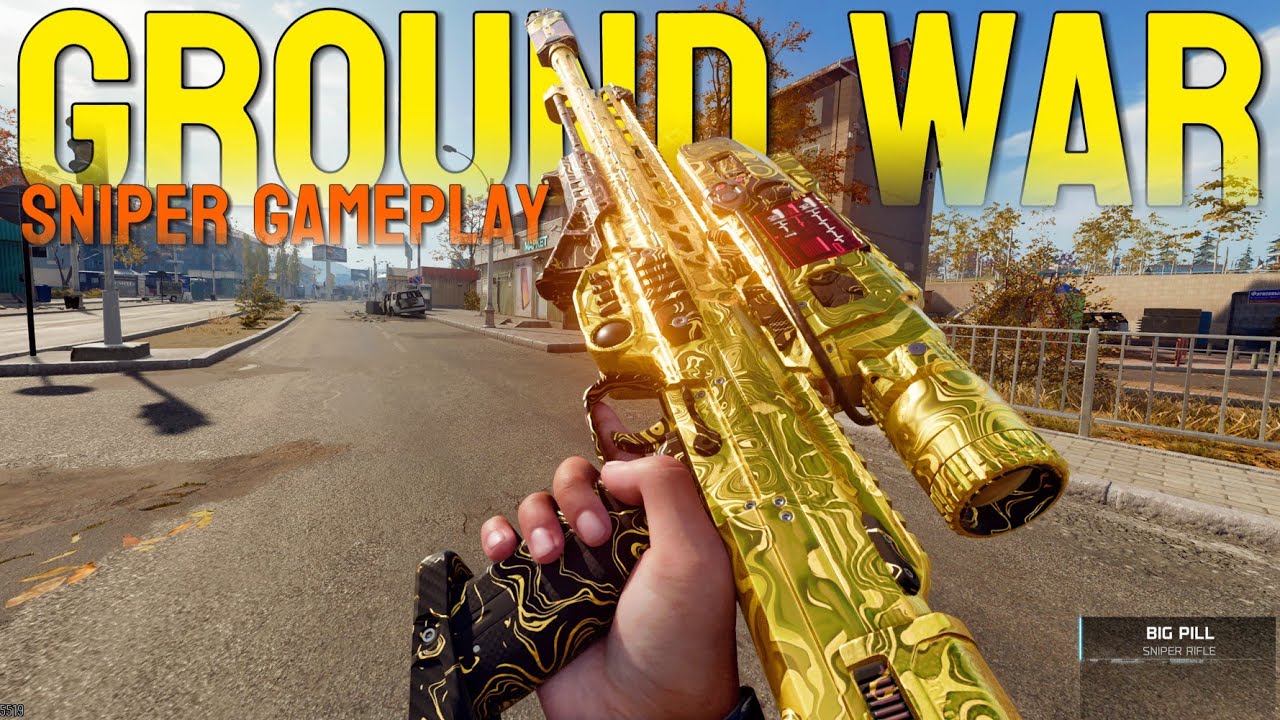 Warzone Ground War - Meta VS Recon Sniper Gameplay [4K]