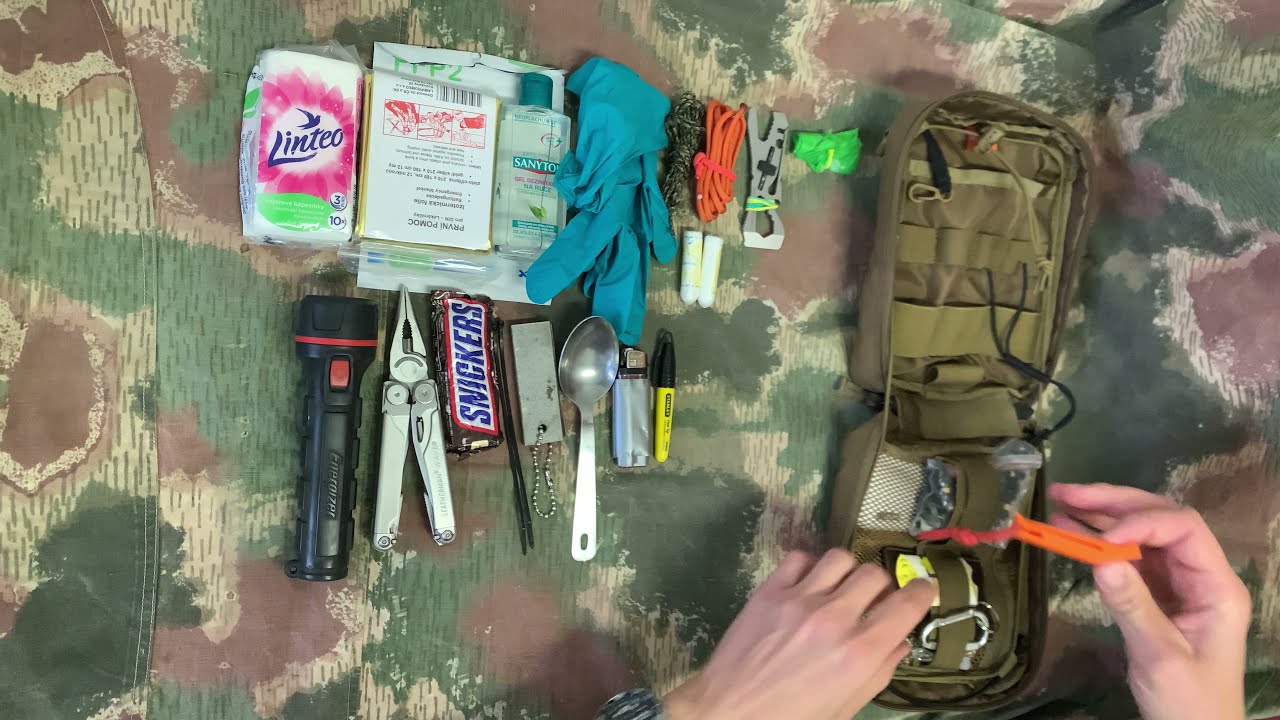 My basic EDC Pentagon pouch setup🎒