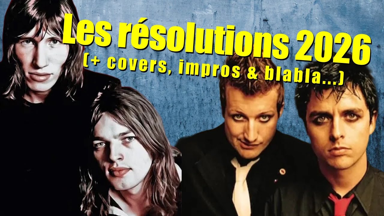 Les bonnes résolutions 2026 (+ impros, covers et blabla) #guitare #musique #humour