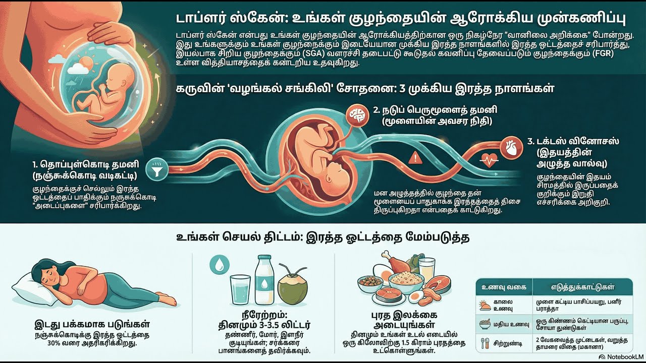 Kulandai Edai Kuraiva? | Doppler Scan | Pregnancy - Tamil | டாப்ளர்  கருவின் வானிலை அறிக்கை