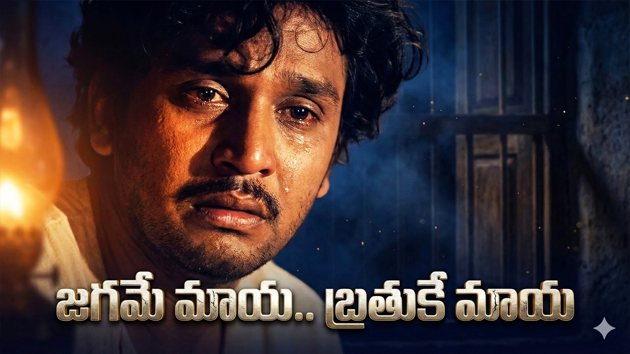 Jagame Maya Bratuke Maya | Devadasu (1953) | Ghantasala | ANR | Evergreen Telugu Philosophical Song
