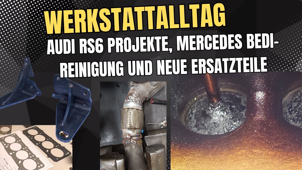 Audi RS6 Projekte, Mercedes Bedi-Reinigung & Turbo-Setup