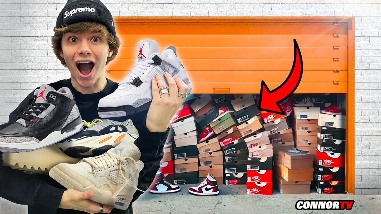 I Bought an Abandoned Storage Unit full of Sneakers for CHEAP!