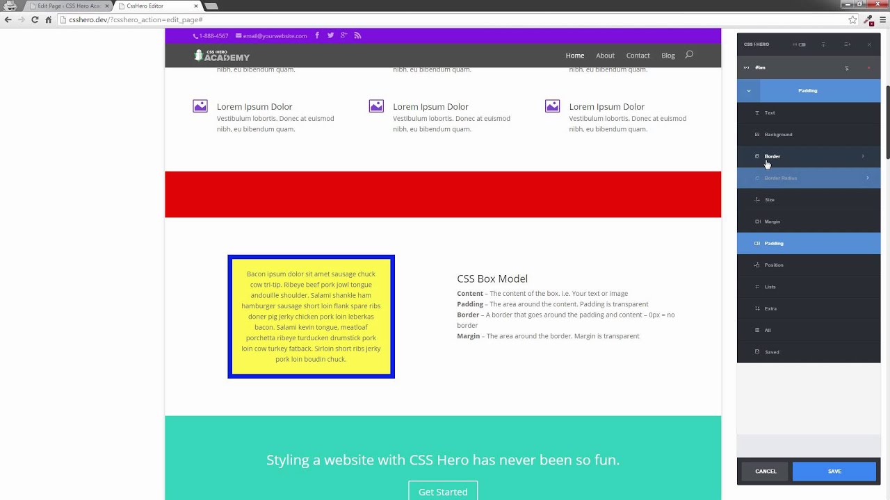 CSS Hero Academy Lesson 12 - Working with Padding & Margins