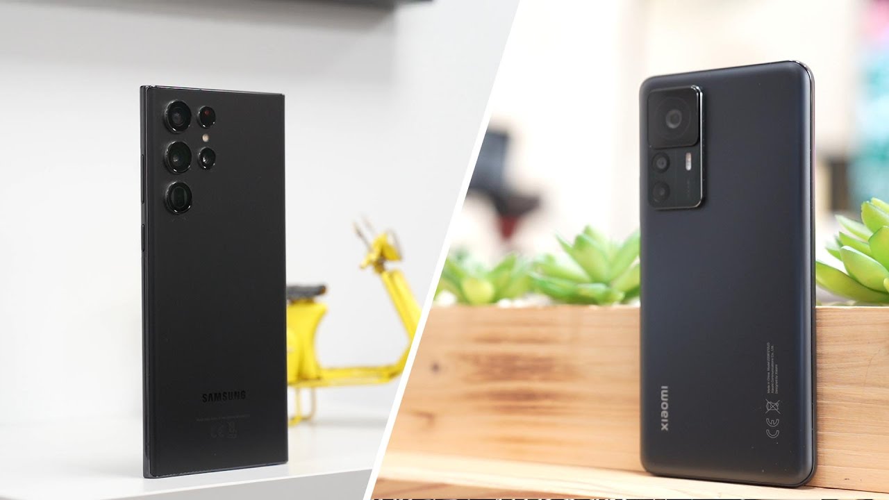 مقارنة مابين الهاتفين Xiaomi 12T Pro ضد  Samsung Galaxy S22 Ultra