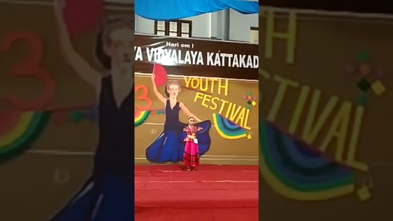 Youth festival 4rth std 1st prize barathanatyam #ardra