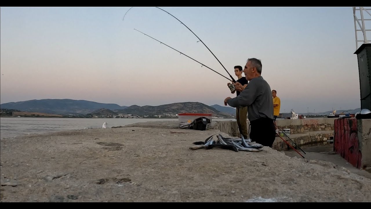 Casting με καλαμι Spinning 10 -30g και δολωμα γαυρο